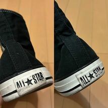 CONVERSE ALL STAR Hi Cut Black コンバース オールスター ハイカット ブラック 黒 11ハーフ X9160 Big Size ビッグサイズ スニーカー_画像5