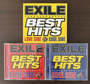 送料無料●EXILE BEST HITS -LOVE SIDE / SOUL SIDE- 2CD スリーブケース 初回限定●エグザイル ベストアルバム 道 Lovers Again Ti Amo