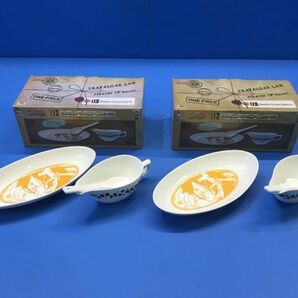 未使用【 BANPRESTO 】ONE PIECE ワンピース トラファルガーローのカレー皿セット アニメ ドレスローザバトル編 2セット 食器 80の画像1