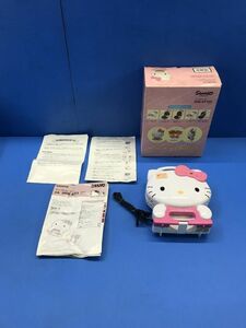 レトロ 美品【 サンリオ / Sanrio 】ワッフルメーカー ハローキティちゃん【 HSK-KT1 】取説付き 1998年製 キッチン 80