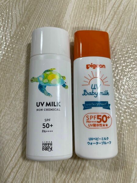 MammaBaby ノンケミカル UVミルク SPF50＋ PA＋＋＋＋　ピジョン　UVベビーミルク 日焼け止め乳液　SPF50＋