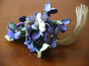  cloth flower. corsage violet. corsage 