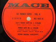 LP MCS 9073 【ハープシコード】ヘルムート・ヴァルヒャ　フランス組曲 【8商品以上同梱で送料無料】_画像6