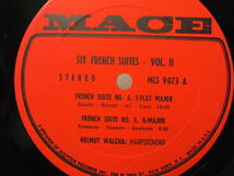 LP MCS 9073 【ハープシコード】ヘルムート・ヴァルヒャ　フランス組曲 【8商品以上同梱で送料無料】_画像5