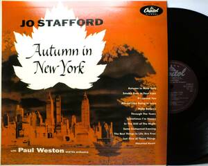 LP ECJ 50064 ジョー・スタッフォード ポール・ウェストン　AUTUMN IN NEW YORK 【8商品以上同梱で送料無料】