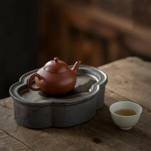 茶道具 茶道 泡茶 茶器 茶盤　陶器壺承　中国茶 台湾茶 中国茶器