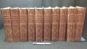 #E[CHAMBERS*S ENCYCLOPEDIA/ changer birz encyclopedia ] all 10 volume ..*W.&R. changer bar s company *1877 year issue * woodblock print 