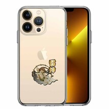 iPhone13Pro ケース クリア 雷神 スマホケース 側面ソフト 背面ハード ハイブリッド_画像1