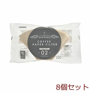  Pegasus coffee paper filter 2~4 cup for 100 sheets insertion 8 piece set 