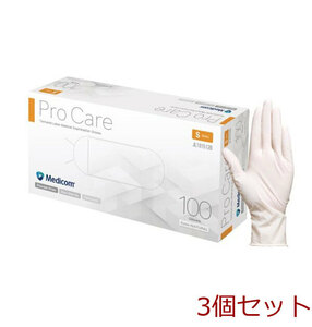 Pro Care Latex Glove Powder бесплатно S Размер 100 штук 3 штуки