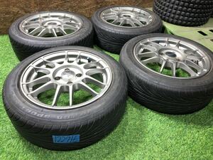 ENKEI RIVAZZA × 185/55R15 PCD100 4穴 bB パッソ ラウム フィット ノート マーチ デミオ ベリーサ コルト デックス スイフト クー ブーン