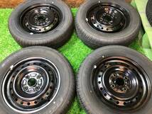 ダイハツ純正 13inch × 155/70R13 PCD100 4穴 ミライース ムーヴ ハイゼット アトレー ピクシスエポック_画像3