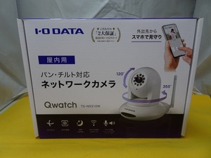 【新品・未開封】 アイオーデータ Qwatch 広角パンチルト 200万画素 TS-NS310W 保証有