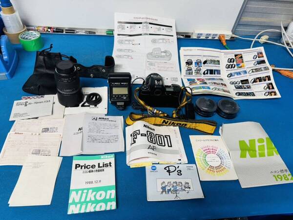 全国配送無料!昭和レトロ★Nikonニコン★一眼レフ カメラ F-801 ビンテージ