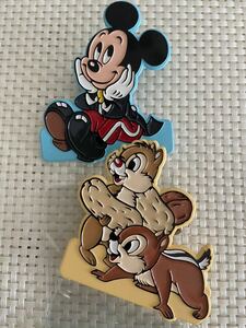 Disney ディズニーランド　チケットホルダー　ミッキーマウス　チップ&デール　2コセット