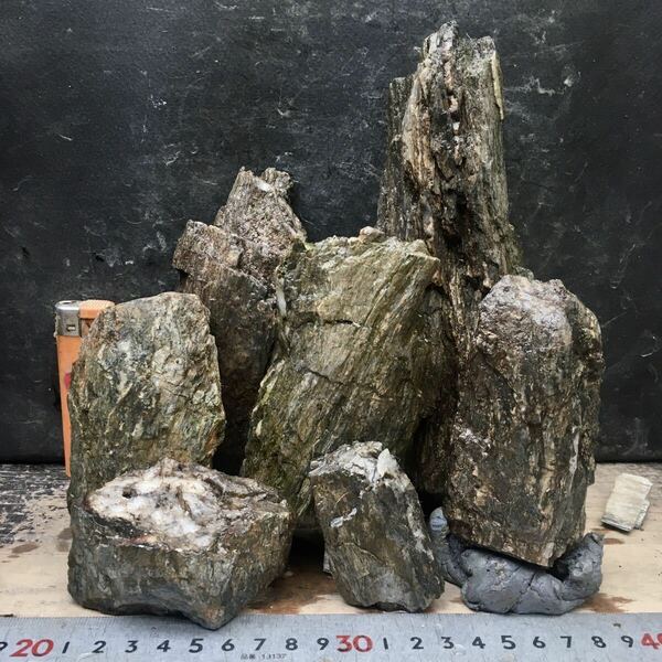 アクアリウム 渓谷石セット⑥★清流石 水槽レイアウト メダカ 熱帯魚