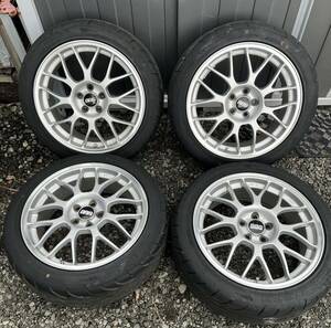 BBS 17インチ　5H 7J ＋55 PCD100 215/45r17 アクセレラ651 4本セット