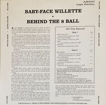  ARGO Baby-Face Willette / Behind The 8 Ball_画像2