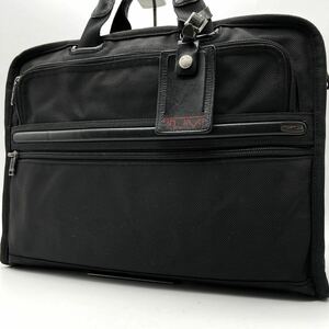 美品 TUMI トゥミ スリム ラージ スクリーン ポートフォリオ ブリーフケース ビジネスバッグ A4可 メンズ 黒 ブラック ナイロン