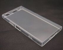 Xperia XZ1 Compact　SO-02Kフィルム ガラスフィルムとケース★TPU柔らかく装着簡単 ★ 全透明☆ドット加工 送料無料_画像3