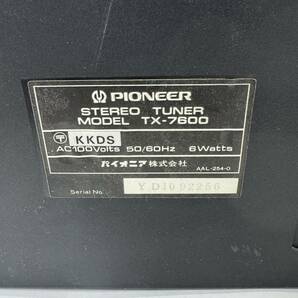 Pioneer STEREO TUNER TX-7600 ステレオチューナー【ジャンク品】修理 部品取り 現状品 １円出品 売り切りの画像5