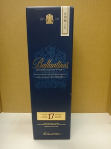 BALLANTINE'S 17年 バランタイン ブレンデッド スコッチ ウイスキー 箱入 未開封　700ml