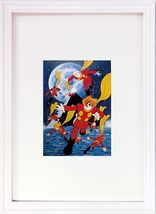 【模写】 新品 サイボーグ009 石ノ森章太郎 額装付き 壁掛け 絵画 インテリア 絵 アートポスター オフセット アニメ 漫画 アート 額入り_画像1