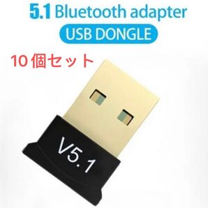10個セット Bluetooth 5.1 USBアダプター Win10/11対応