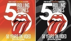 THE ROLLING STONES / Promo Black & Red 4Blu-ray set 50 Years On Video new goods 4 Blue-ray 12 hour compilation low ring * Stone z