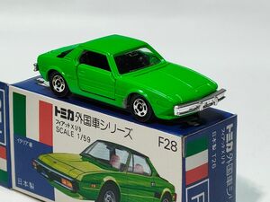 青箱トミカ F28　フィアットX/9　美品　日本製　デッドストック