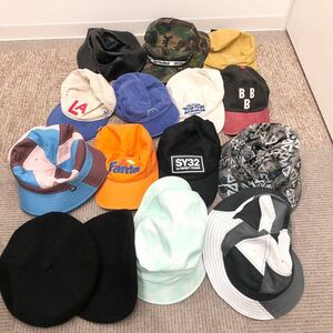 1円〜 帽子 キャップ ハット おまとめ 合計15点 NIKE ナイキ CLOUDY KANGOL POLER SY32 メンズ L XL 