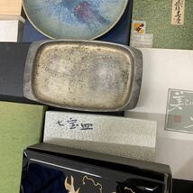 1円 【大量おまとめ】江戸切子 陶器 漆器 伝統工芸 皿 プレート 和食器 現状品_画像8
