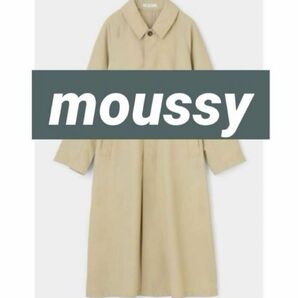 【半額以下】moussy BAL COLLAR SPRING コート　スプリングコート　01 ステンカラーコート マウジー