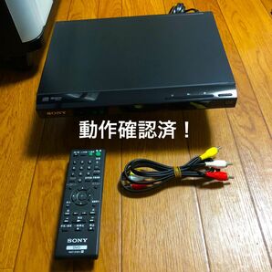 SONY ソニー DVDプレーヤー DVP-SR20 リモコン AVケーブル付き 動作確認済