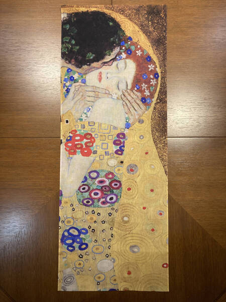 古今東西 浮世絵 手ぬぐい グスタフ・クリムト 接吻 サイズは約91cm 35cm 手拭い ハンカチ タオル