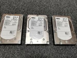 DELL seagate CHEETAH 15K.7 ST3300657SS-H SAS接続　146GB 3.5インチ HDD 3個　中古動作未確認品　現状ジャンク品