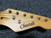 CHEETAH チーター　廉価ギター　ストラトタイプ　音出し確認済み　中古現状品_画像3