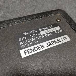 フェンダージャパン fender japan SQUIER 15 Reverb 15w コンボアンプ 日本製 リバーブ hi/lo出力切り替え機能 中古美品の画像5