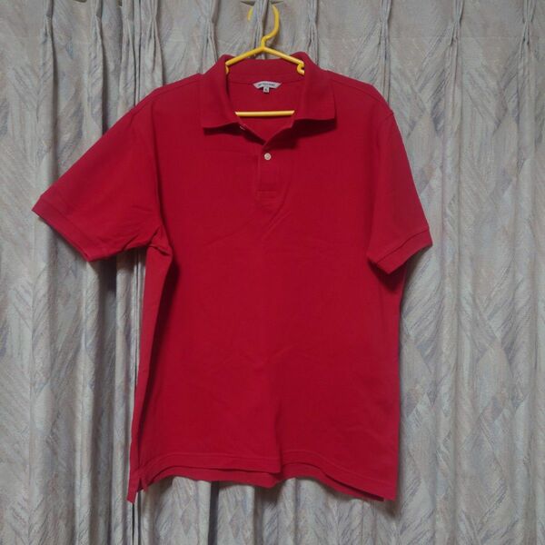 ユニクロ DRY POLO SHIRT ポロシャツ 赤 XL