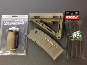 M4　MAGPUL　PTS　CTR　ストック　バーティカルフォアグリップ　次世代電動ガン　M4シリーズ共用　82連マガジン