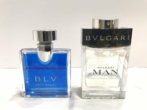 ■【YS-1】 香水 ■ ブルガリ BVLGARI ■ ブルー プールオム EDT 50ml マン EDT 100ml ■ 2点セット まとめ【同梱可能商品】■D