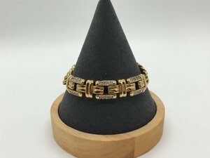#[YS-1] Nina Ricci NINARIC bracele # stone attaching GP gold group total length 16cm [ including in a package possibility commodity ]K#