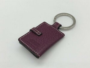 #[YS-1] beautiful goods # Coach COACH key ring # photo case purple purple series 9cm×4cm [ including in a package possibility commodity ]K#