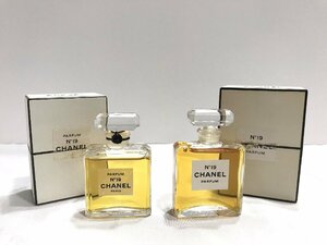 ■【YS-1】 香水 ■ シャネル CHANEL ■ NO19 パルファム T.P.M 14ml 15ml ■ 2点セット まとめ 元箱有【同梱可能商品】■D