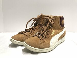 #[YS-1] Puma PUMA # is ikatto sneakers 23.5cm # inside side boa Brown light brown group [ including in a package possibility commodity ]#D