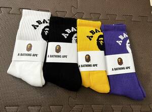 A bathing ape アベイシングエイプ man’s 靴下 ソックス socks 4セット