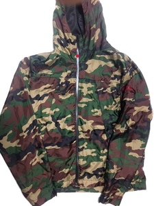 ANDSUNS THE SKI MASK WAY M WOODLAND CAMO NYLON アンドサンズ ウッドランド カモ 迷彩 マウンテンパーカー ナイロンジャケット