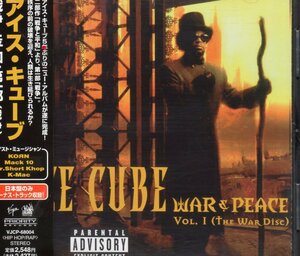 VOL.1 WAR & PEACE ICE CUBE 国内盤 廃盤 n.w.a dr dre eazy-e westside conection straight outta compton gangsta mack 10 ウェッサイ