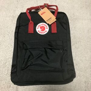 新品 フェールラーベンカンケン ブラックレッド　16L リュック