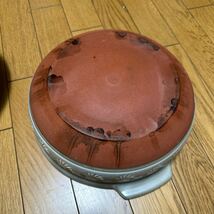 三島 土鍋　直径約28㎝ IH200V対応　専用プレート使用　Ginpo _画像5